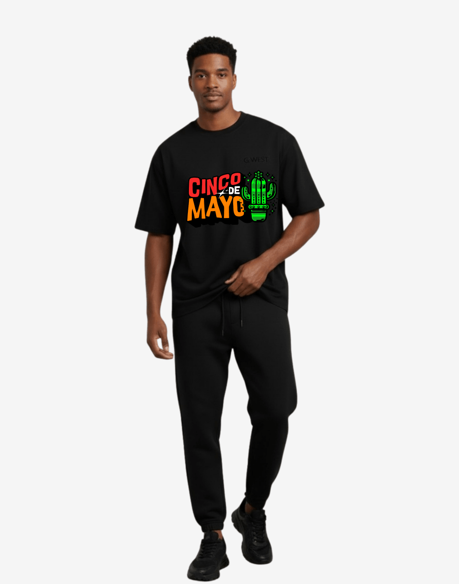 G West Fiesta Cactus Cinco de Mayo T-Shirt - G West