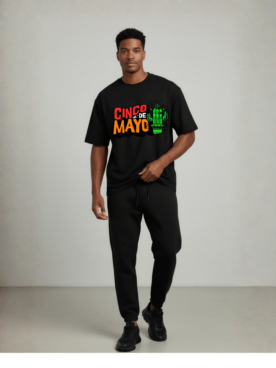 G West Fiesta Cactus Cinco de Mayo T-Shirt - G West
