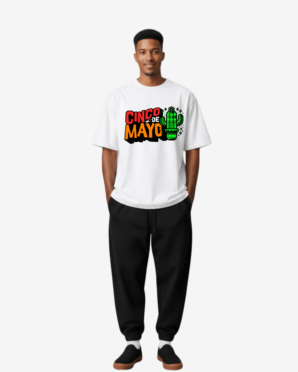 G West Fiesta Cactus Cinco de Mayo T-Shirt - G West
