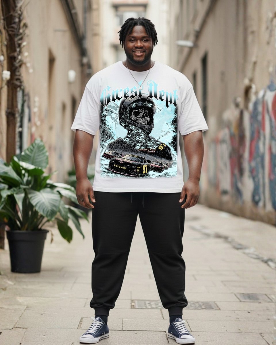 G West Final Lap Men's Big And Tall T-Shirt - G West