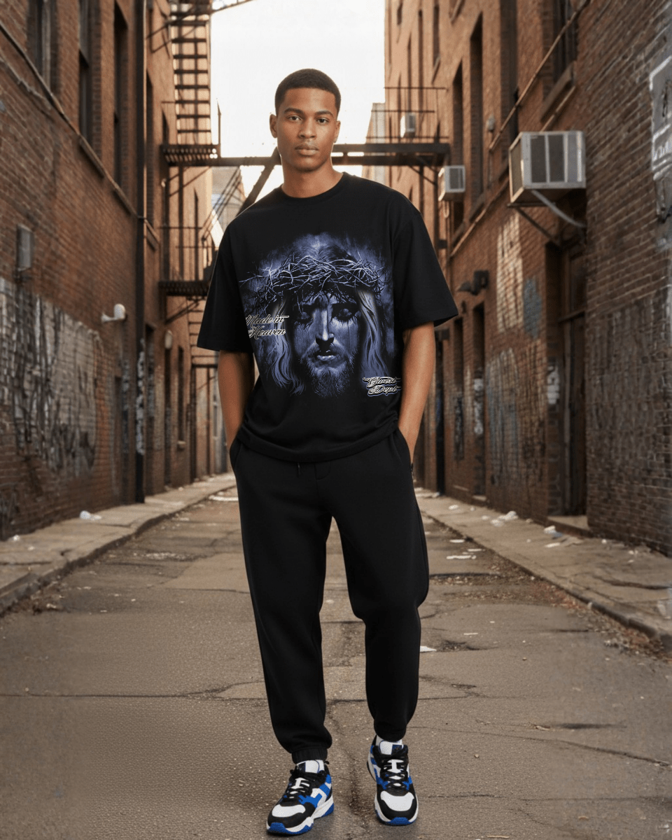 G West Firefaith Oversized Men's T-Shirt - G West