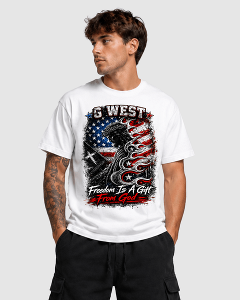 G WEST FREEDOM IS A GIFT T-SHIRT - G West