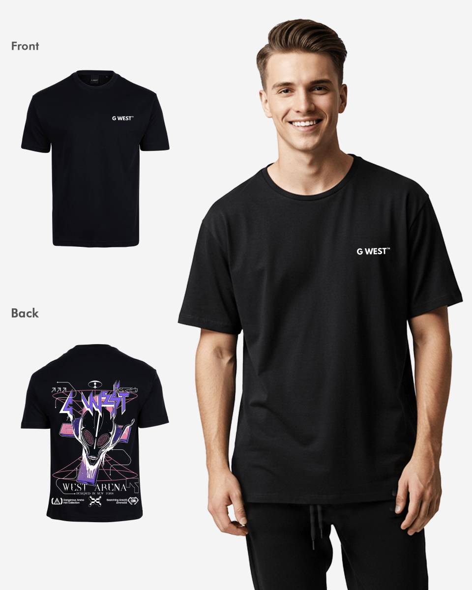 G West Future Journey Life Style Oversized Tee Mens Style - G West