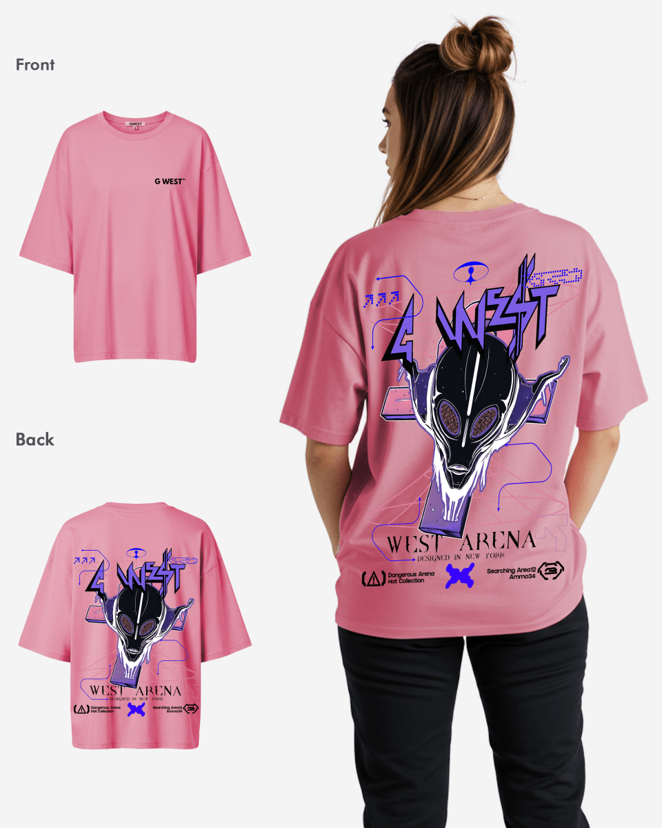 G West Future Journey Lifestyle Oversized Tee - WOMEN - G West