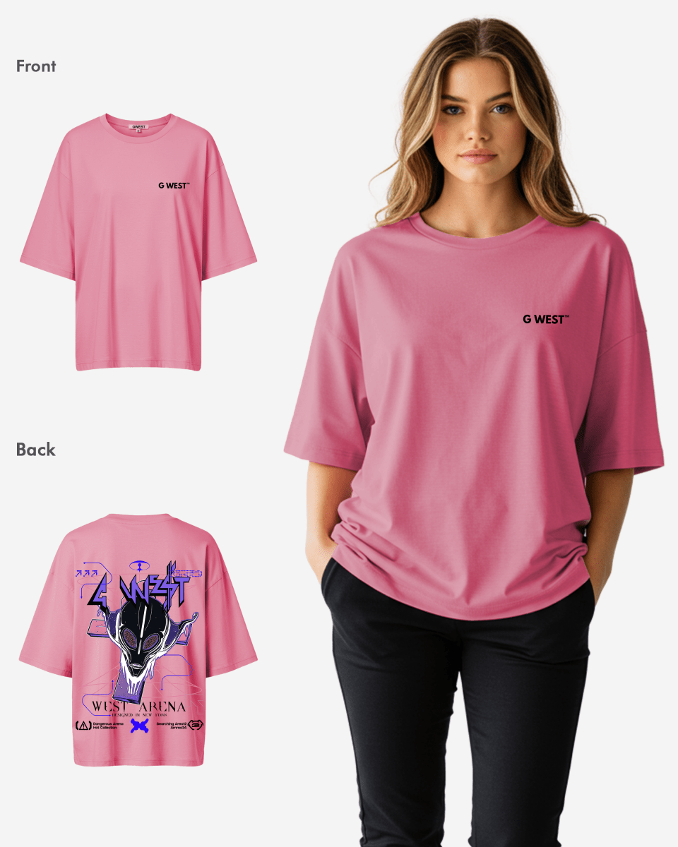G West Future Journey Lifestyle Oversized Tee - WOMEN - G West