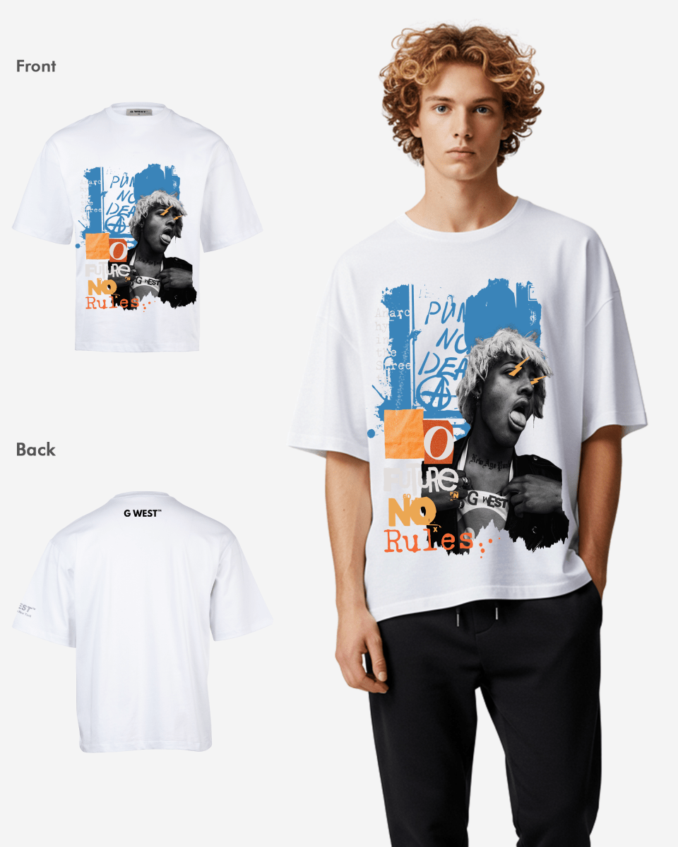 G - WEST FUTURE NO RULES OVERSIZED TEE GWROJMT117 - G West