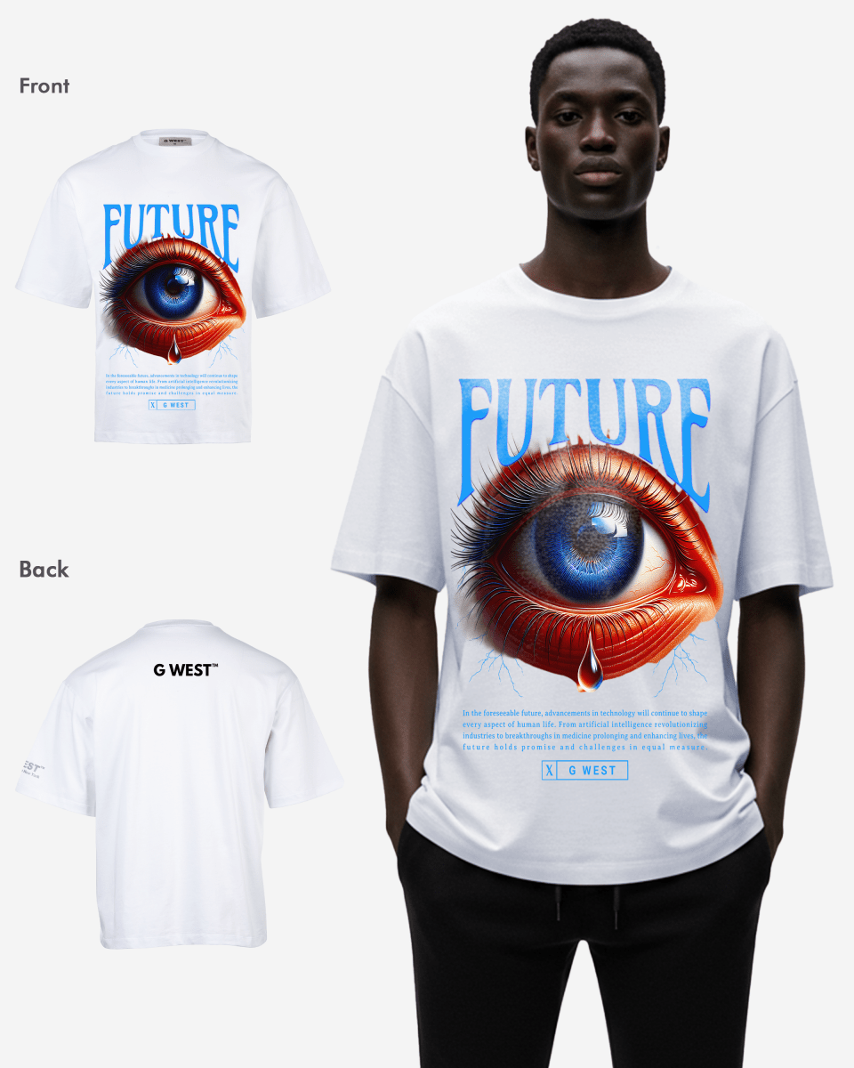 G - WEST FUTURE OVERSIZED TEE GWROJMT142 - G West