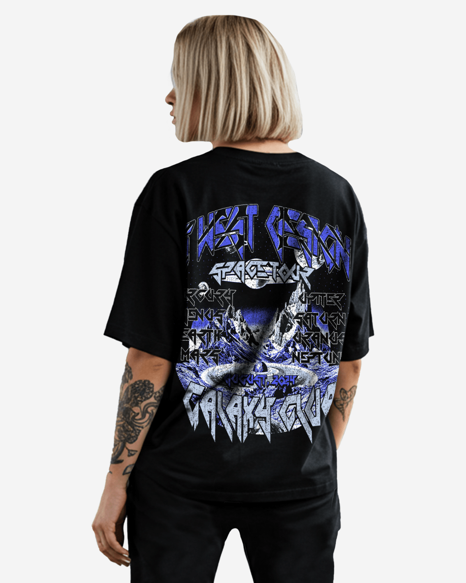 G West Galaxy Premium Oversized Tee - WOMEN - G West