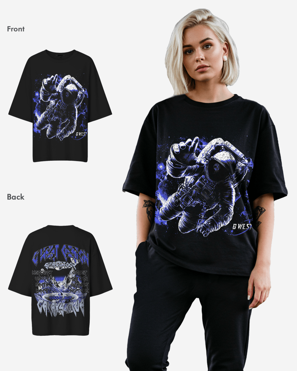 G West Galaxy Premium Oversized Tee - WOMEN - G West