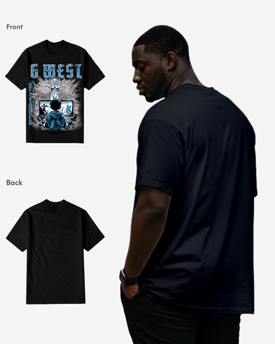 G West Game of G Baby Blue Tee Big and Tall - G West