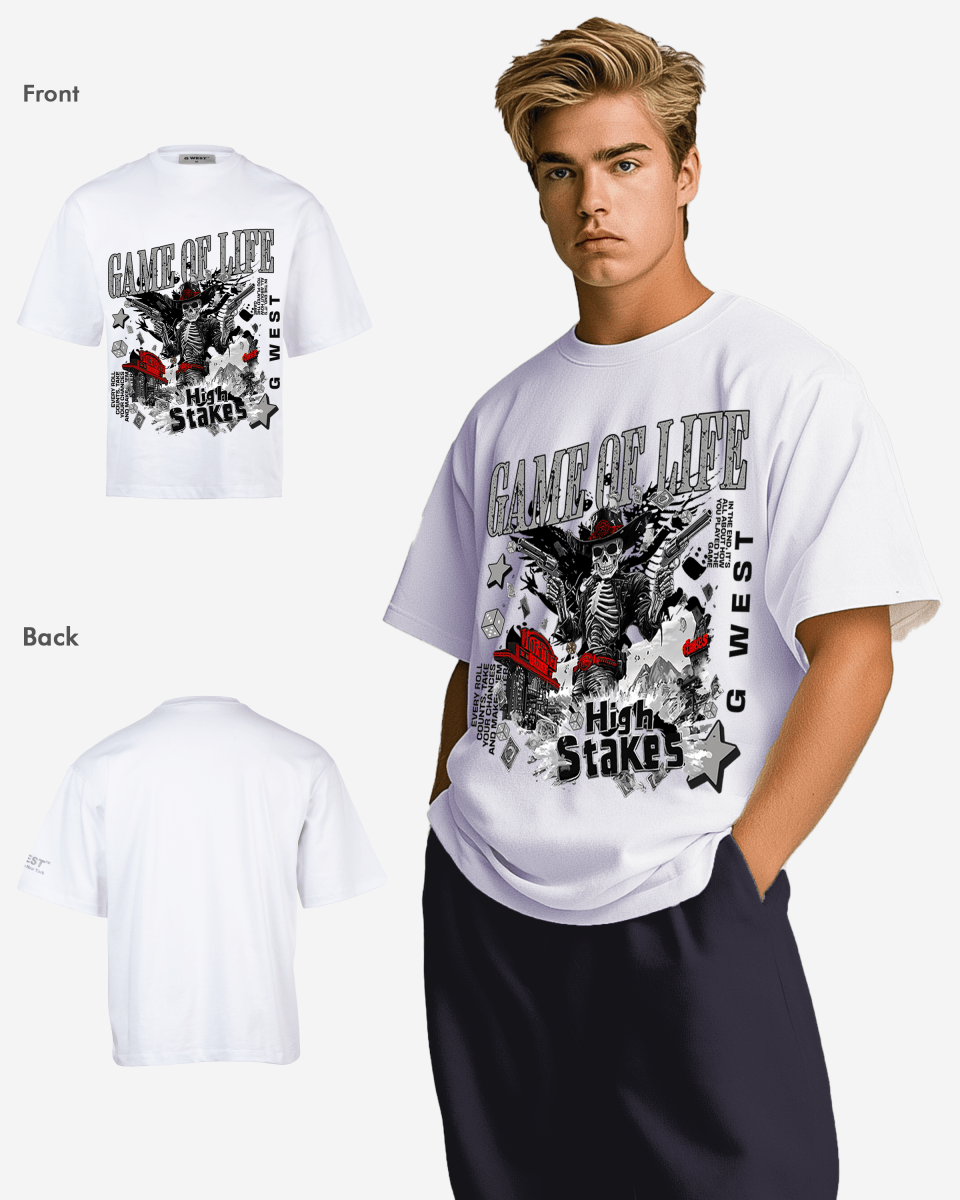 G West Game Of Life Oversized Tee - G West