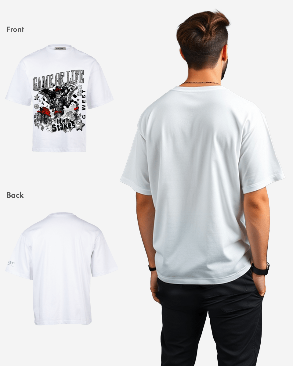 G West Game Of Life Oversized Tee - G West