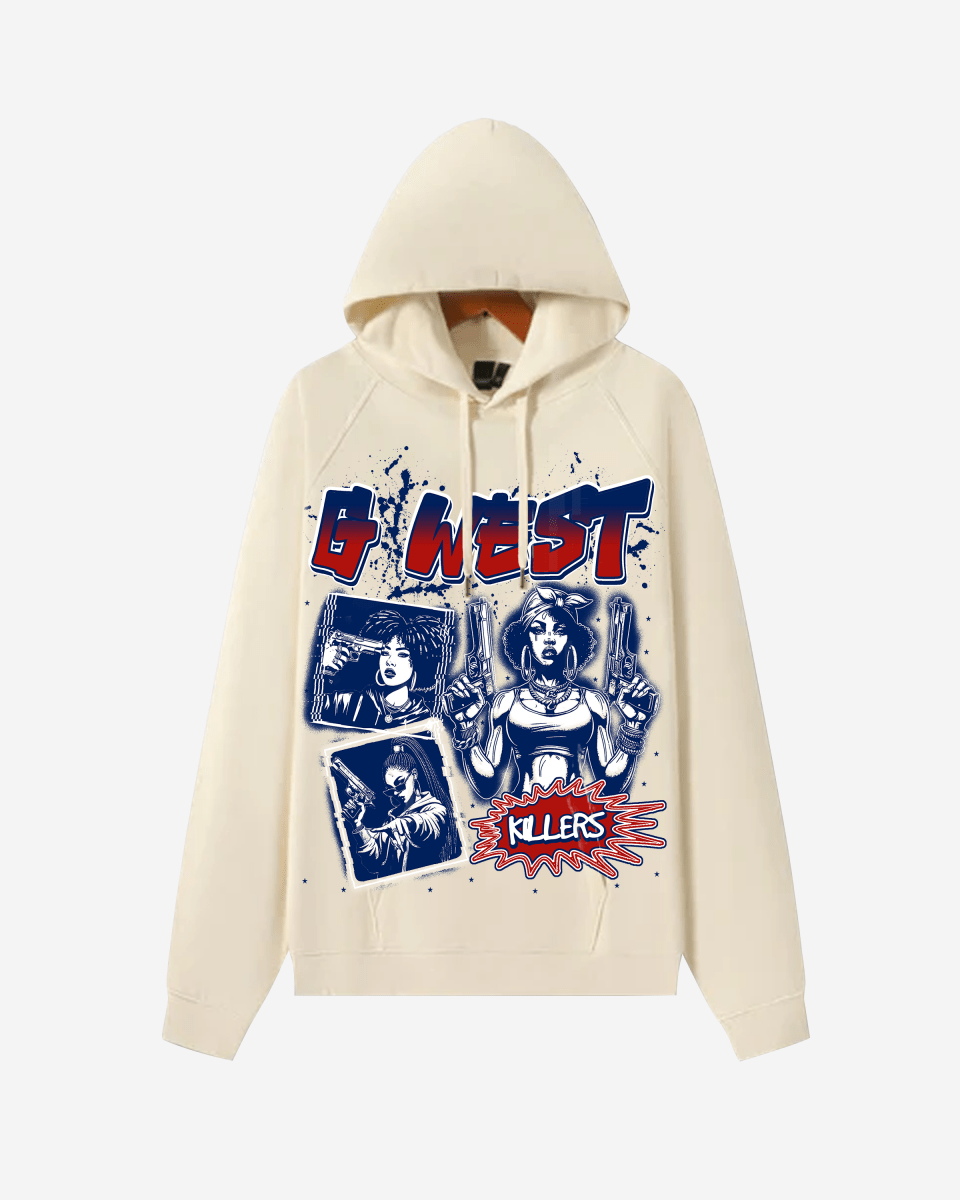 G West Gangsta Goddesses Big and Tall Hoodie - G West