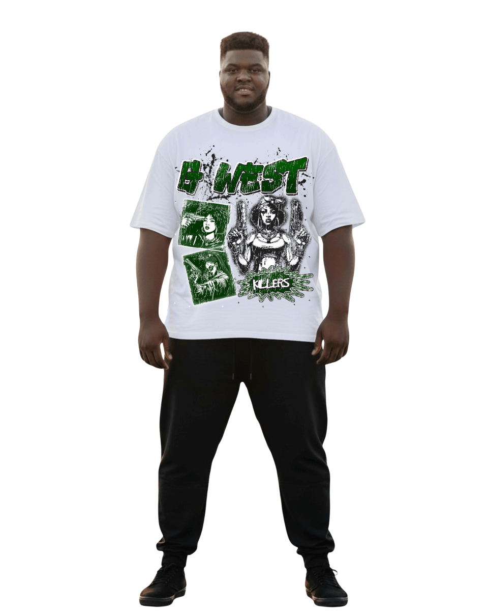 G West Gangsta Godesses Big and Tall Oversized T-Shirt - G West