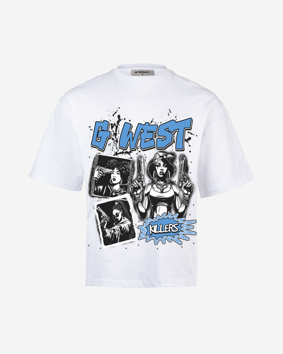 G West Gangsta Godesses Big and Tall Oversized T-Shirt - G West