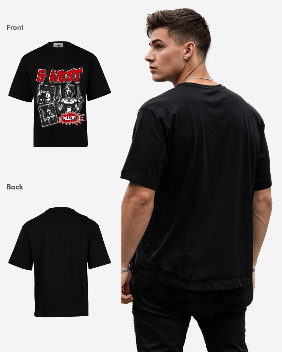 G West Gangsta Godesses Oversized Tee - G West