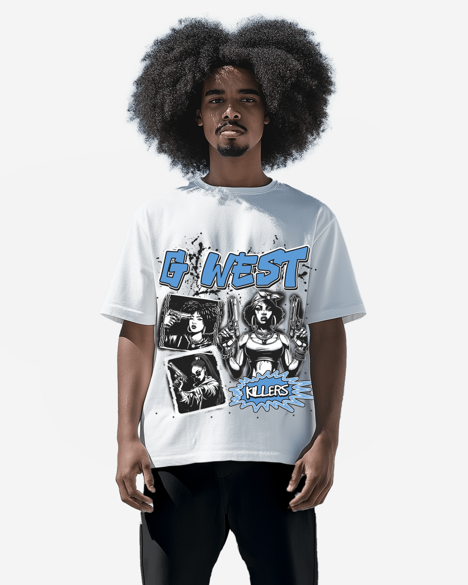G West Gangsta Godesses Oversized Tee - G West