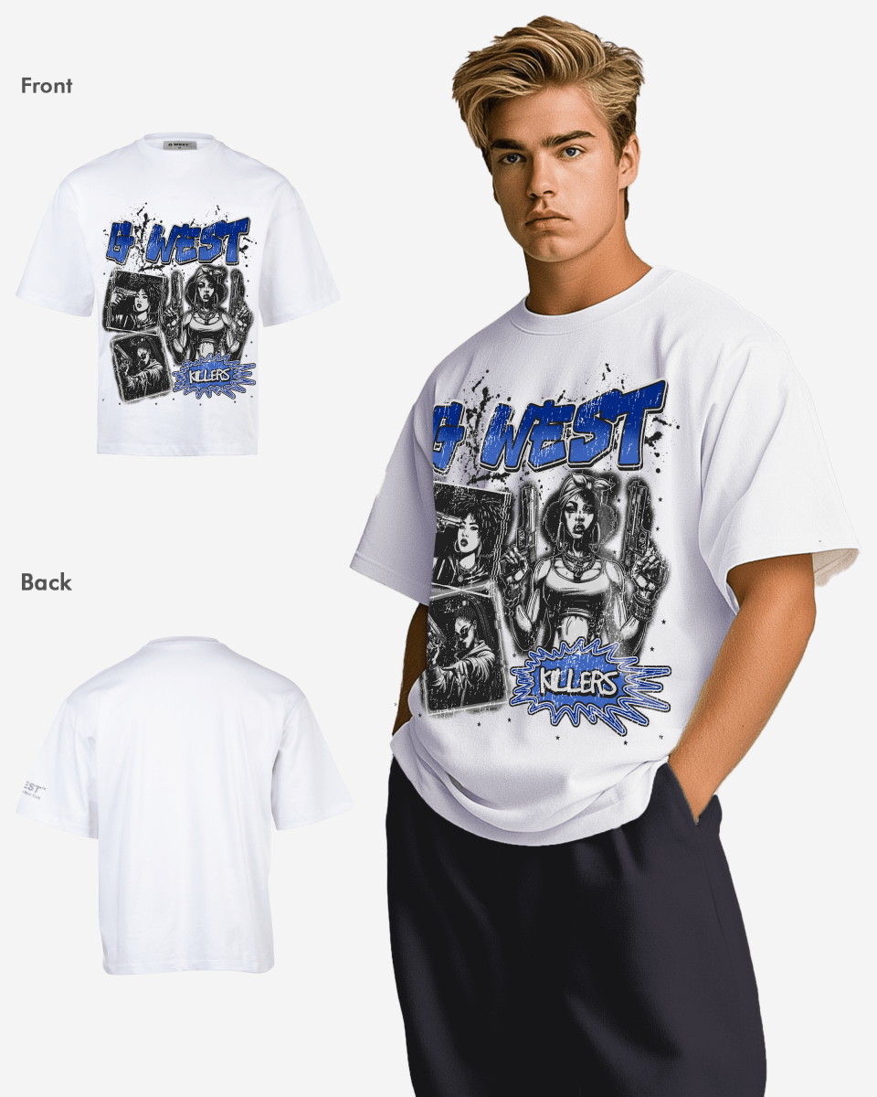G West Gangsta Godesses Oversized Tee - G West