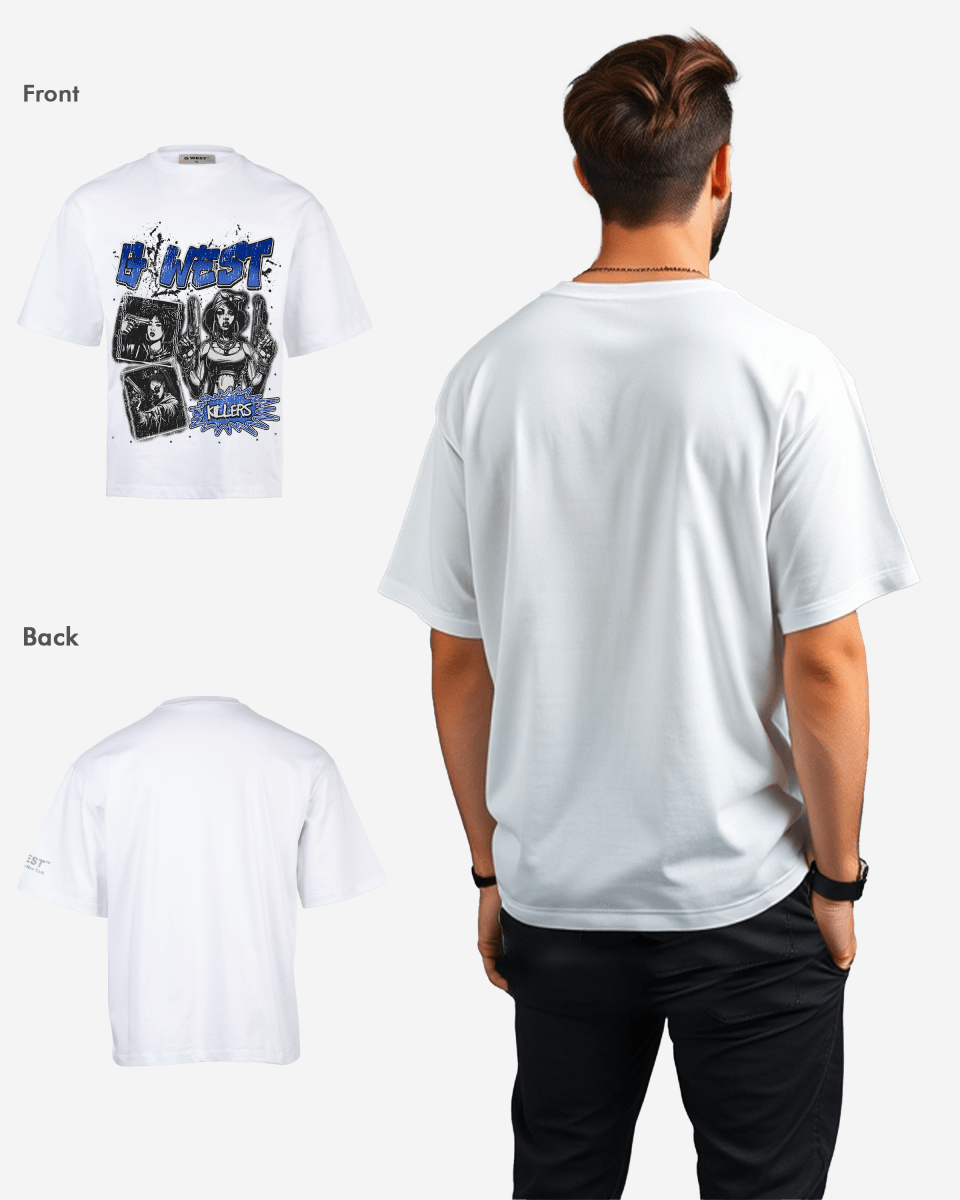 G West Gangsta Godesses Oversized Tee - G West