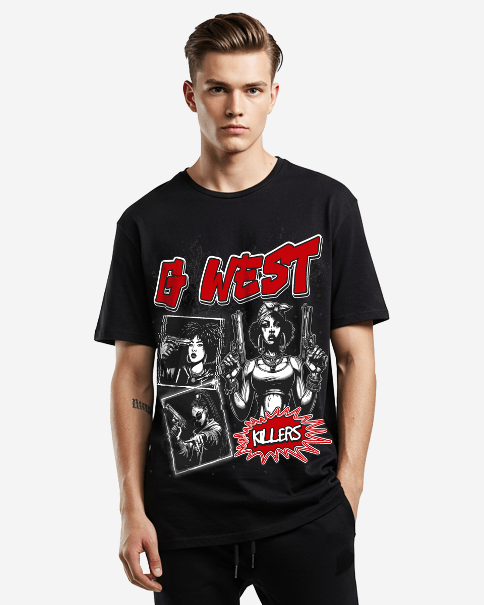 G West Gangsta Godesses Oversized Tee - G West