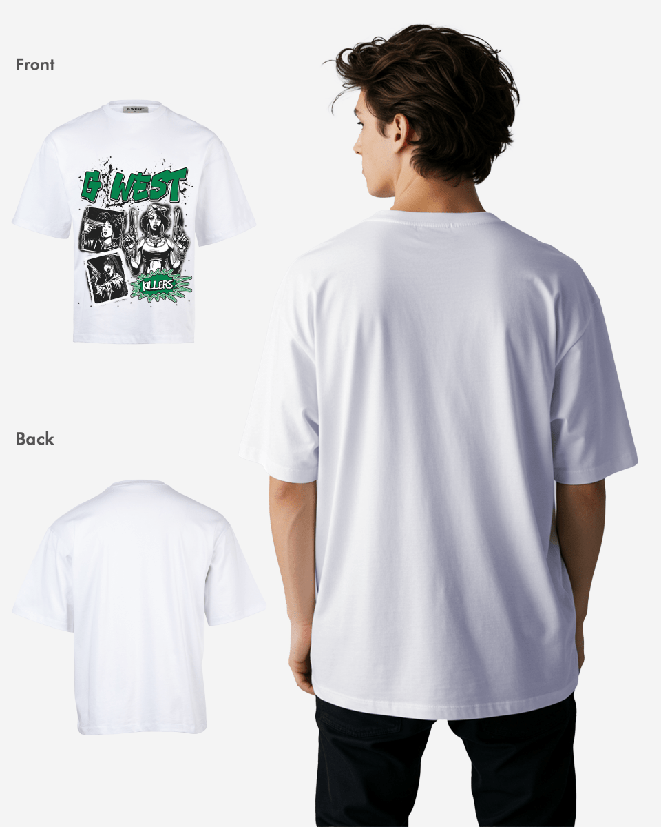 G West Gangsta Godesses Oversized Tee - G West