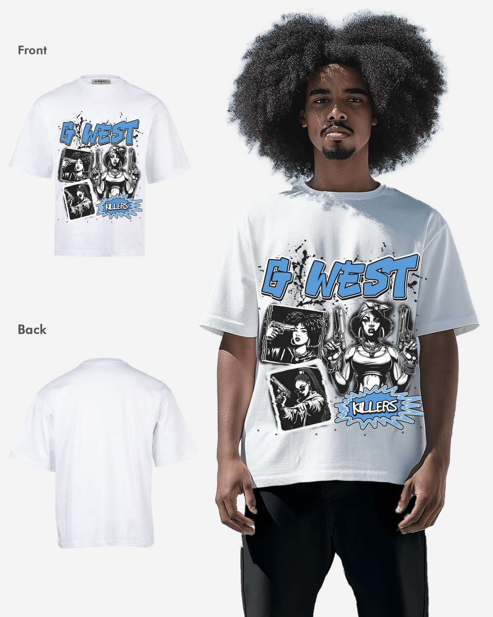 G West Gangsta Godesses Oversized Tee - G West