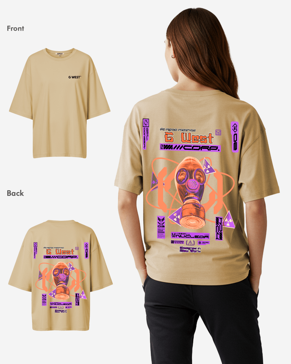 G West Gas Helmetlife Style Oversized Tee - WOMEN - G West