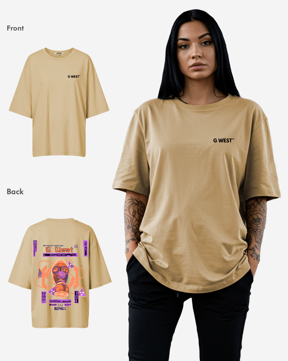 G West Gas Helmetlife Style Oversized Tee - WOMEN - G West