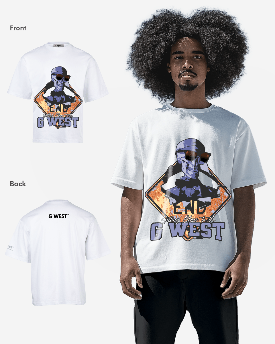 G - WEST GETTING CLOSER OVERSIZED TEE GWROJMT34 - G West
