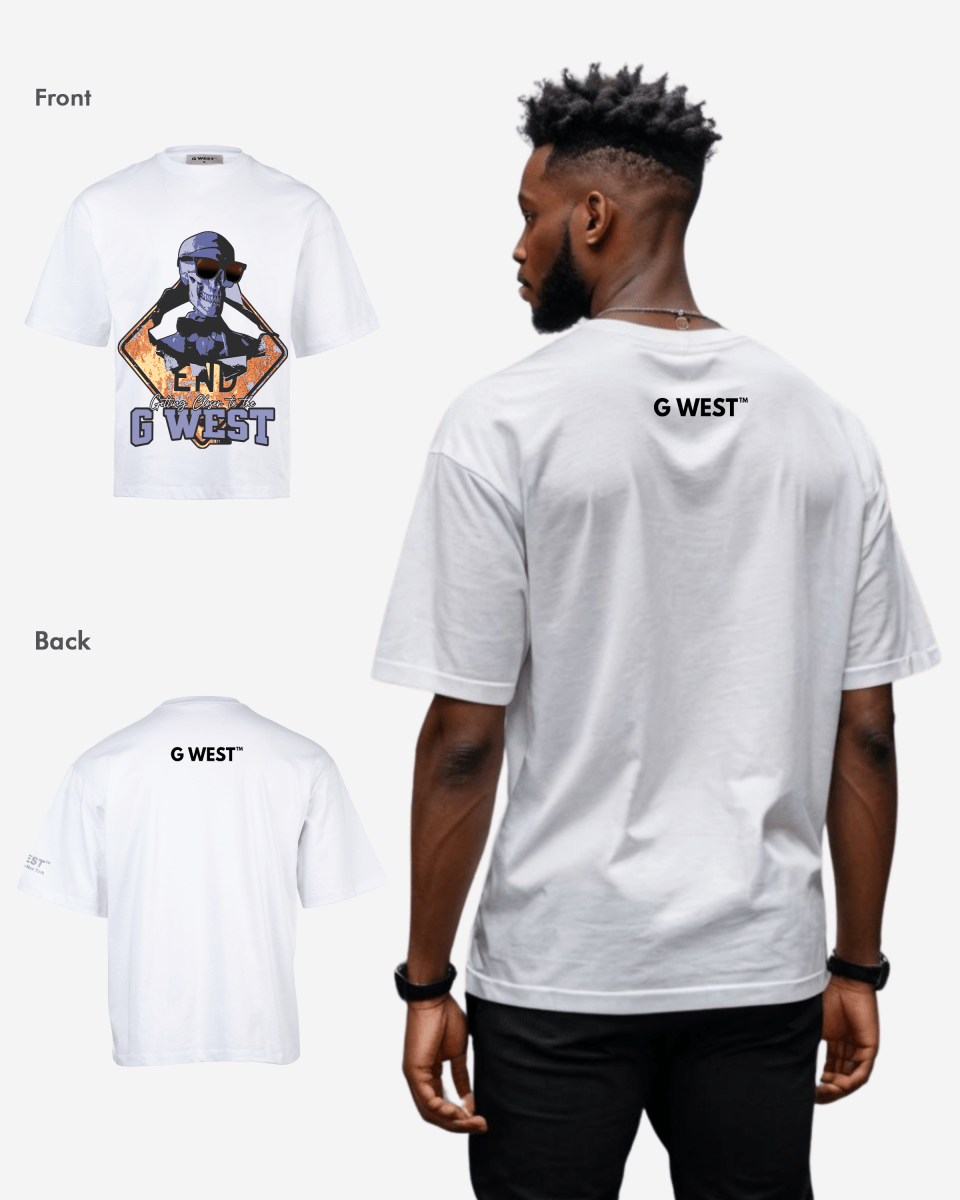 G - WEST GETTING CLOSER OVERSIZED TEE GWROJMT34 - G West