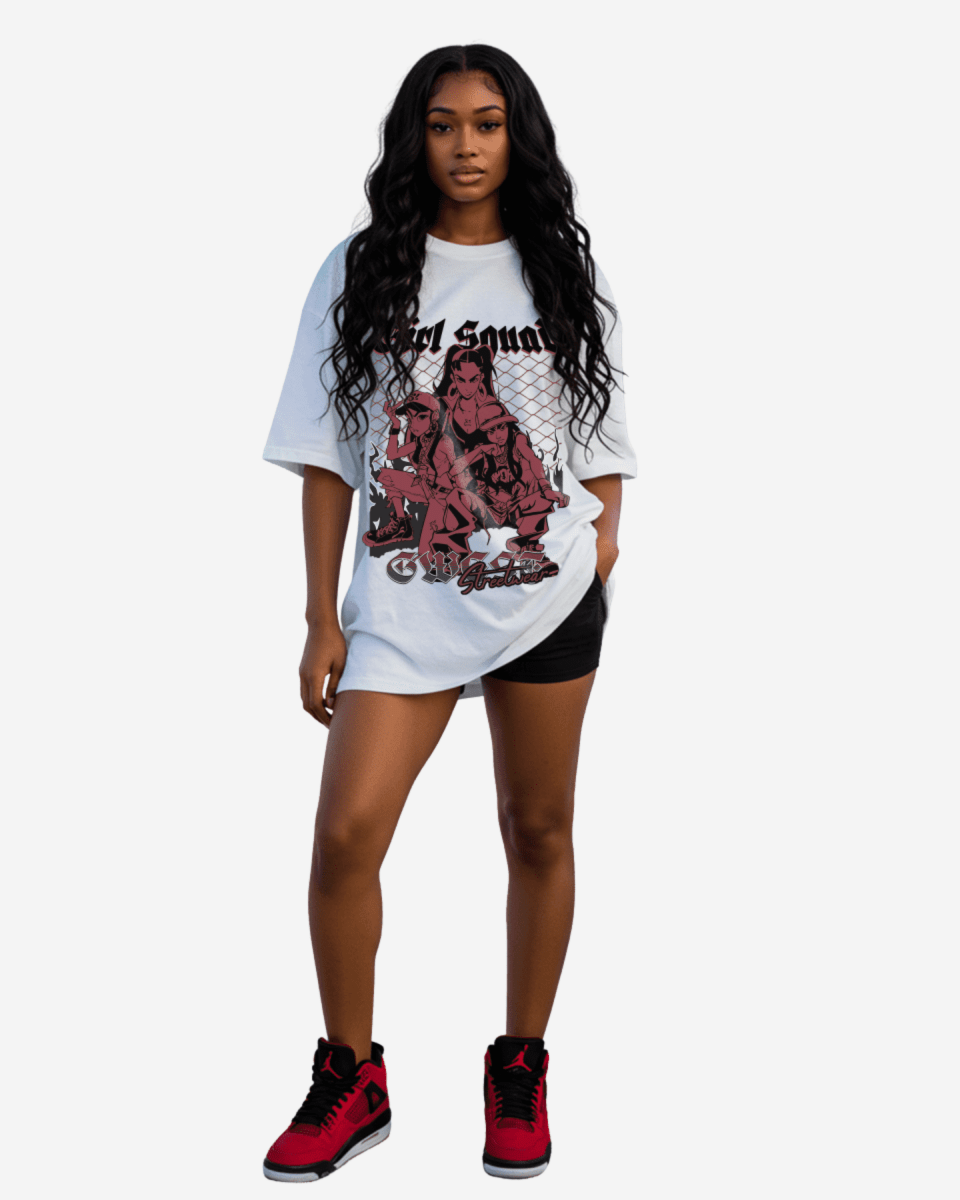 G West Girl Squad Oversized Women's T-Shirt - G West