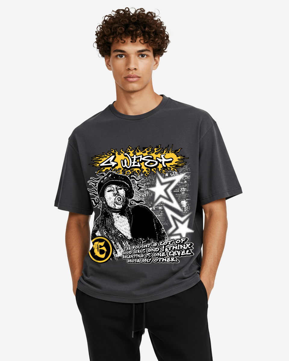 G West Graffiti Heat Oversized Tee - G West