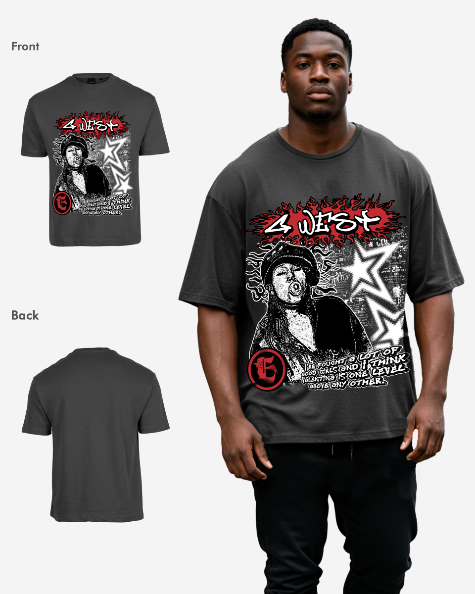 G West Graffiti Heat Oversized Tee - G West