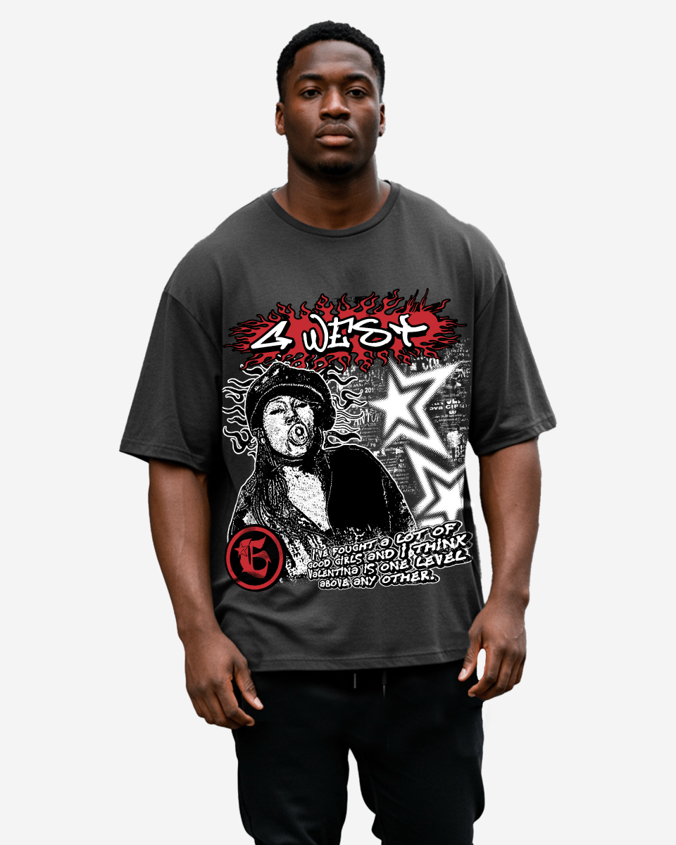 G West Graffiti Heat Oversized Tee - G West