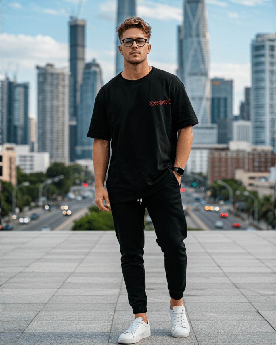 G West Grind Till Midnight Men's Oversized T-Shirt - G West