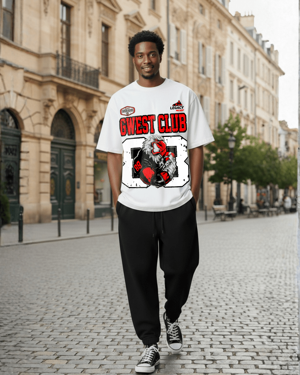 G West Hawk Squad 88 Oversized Men's T-Shirt - G West