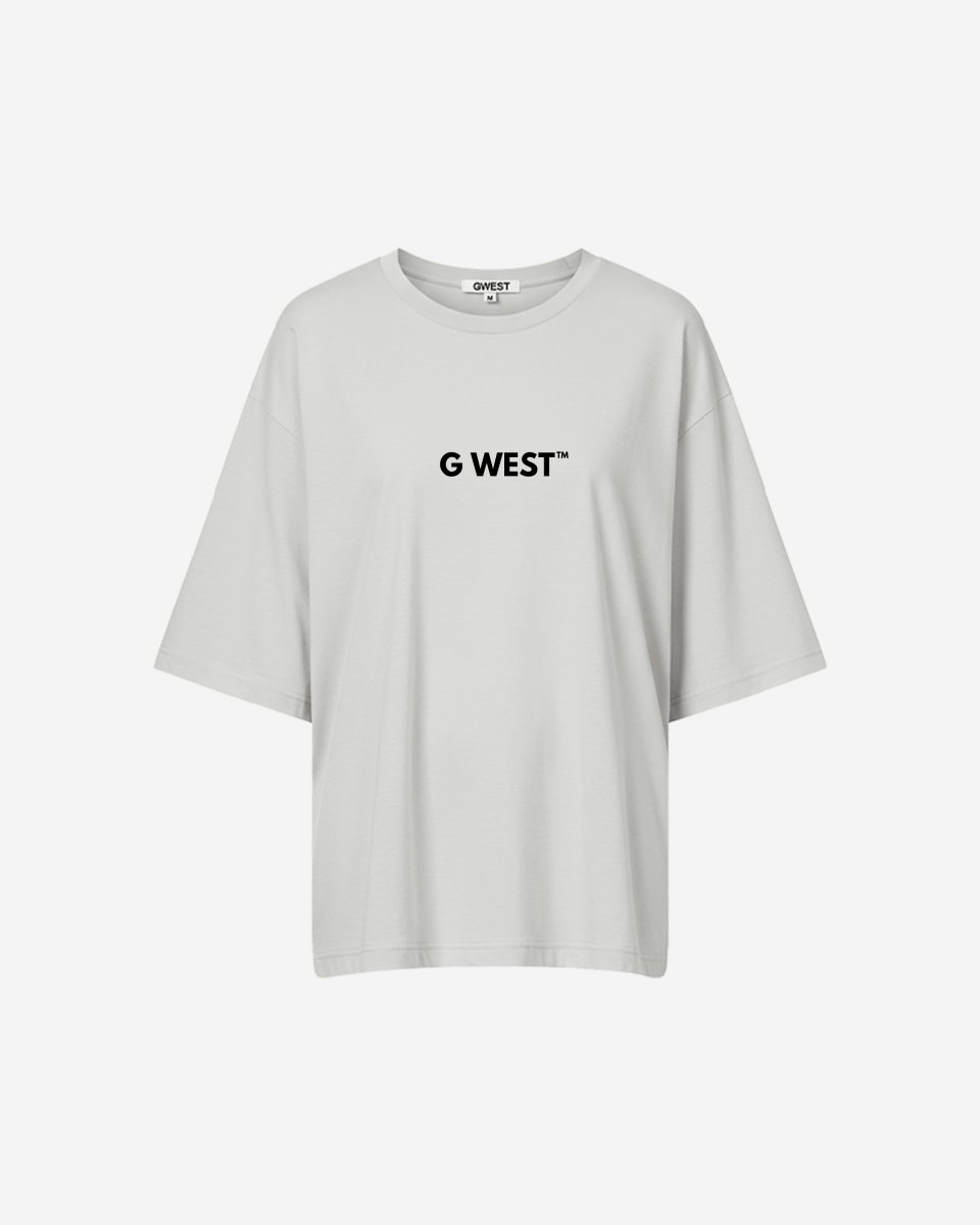 G West Heavyweight Logo Wear Oversized T-Shirt - WOMEN - G West