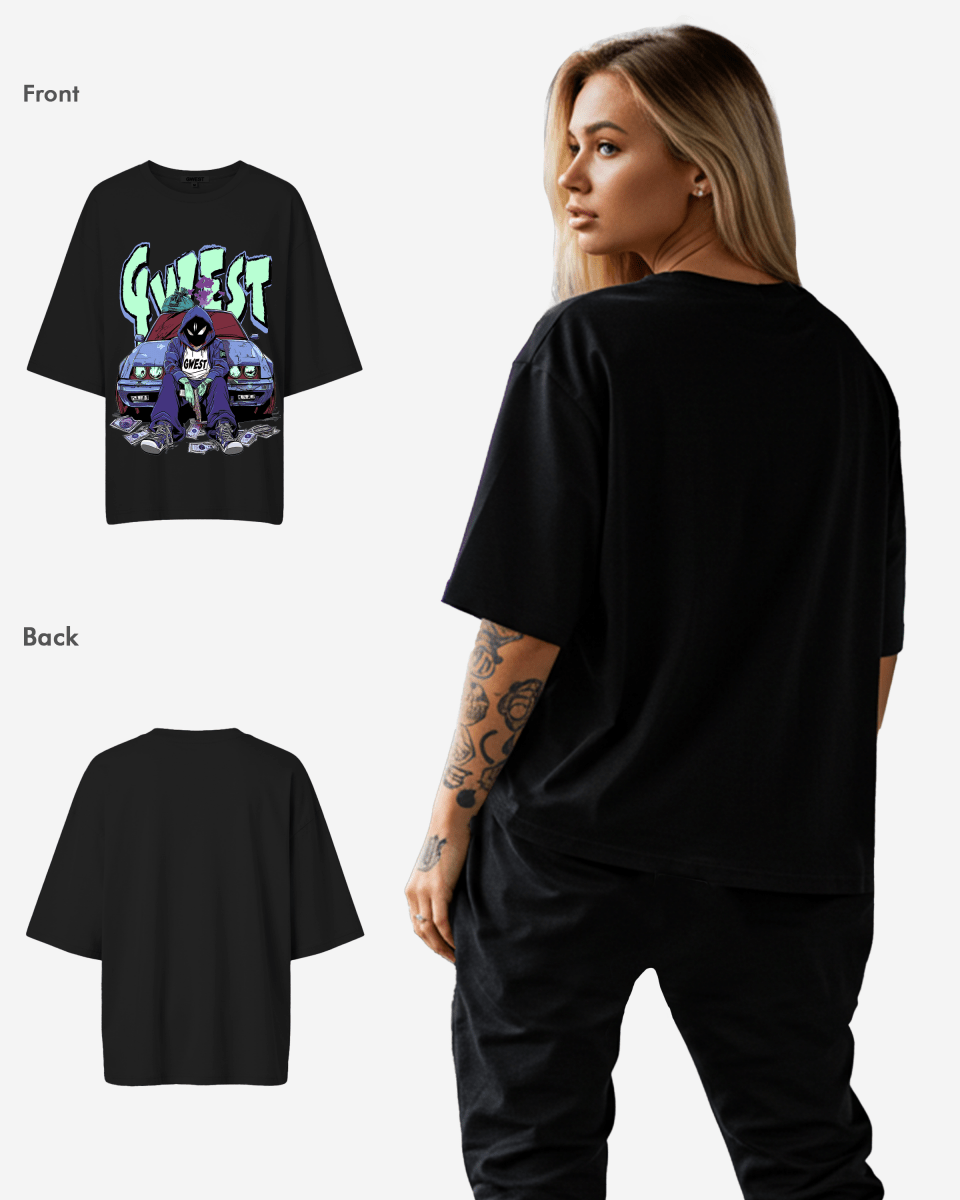 G WEST HEIST Oversized TEE - WOMEN - G West