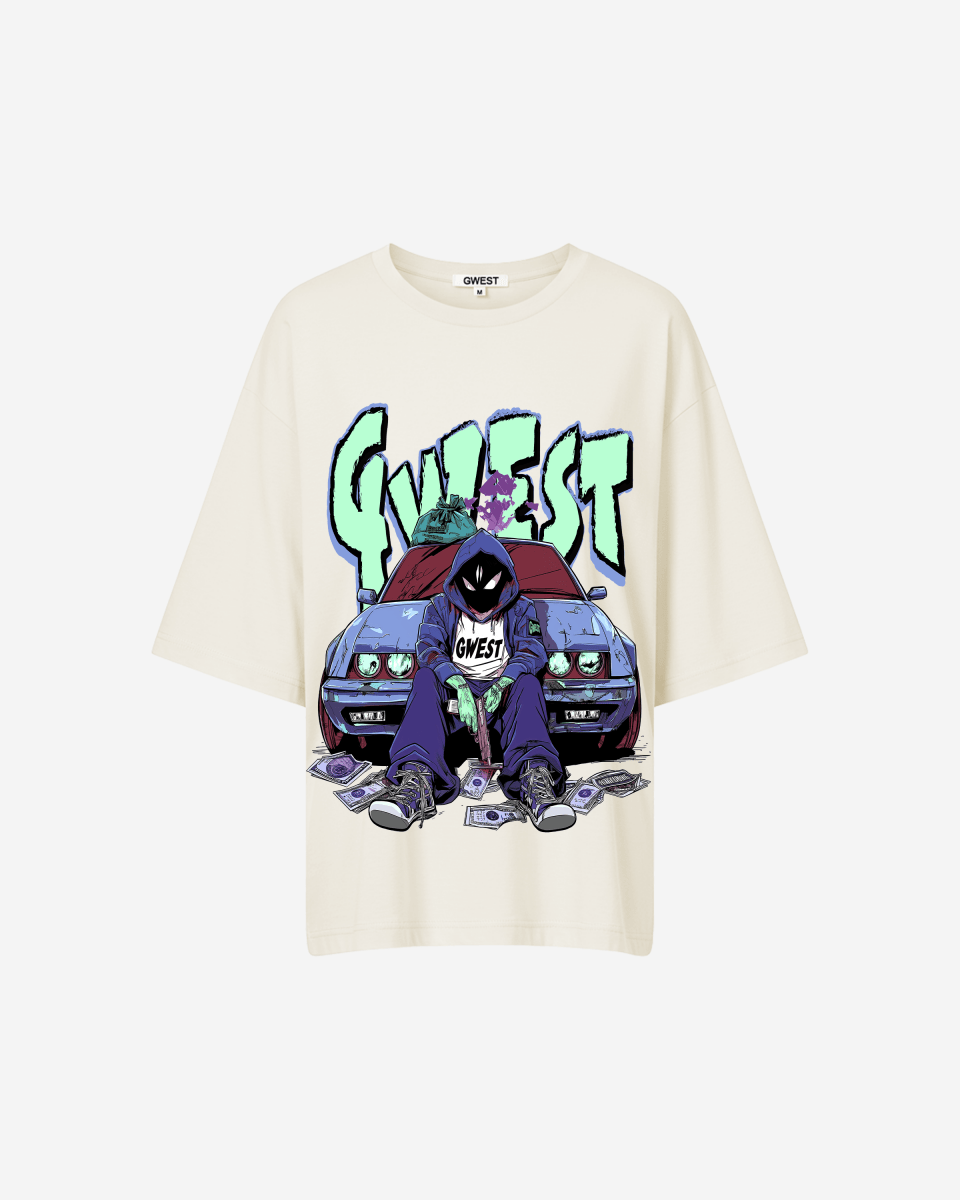 G WEST HEIST Oversized TEE - WOMEN - G West