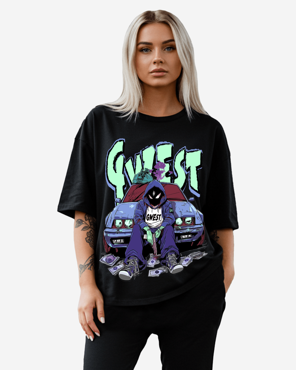 G WEST HEIST Oversized TEE - WOMEN - G West
