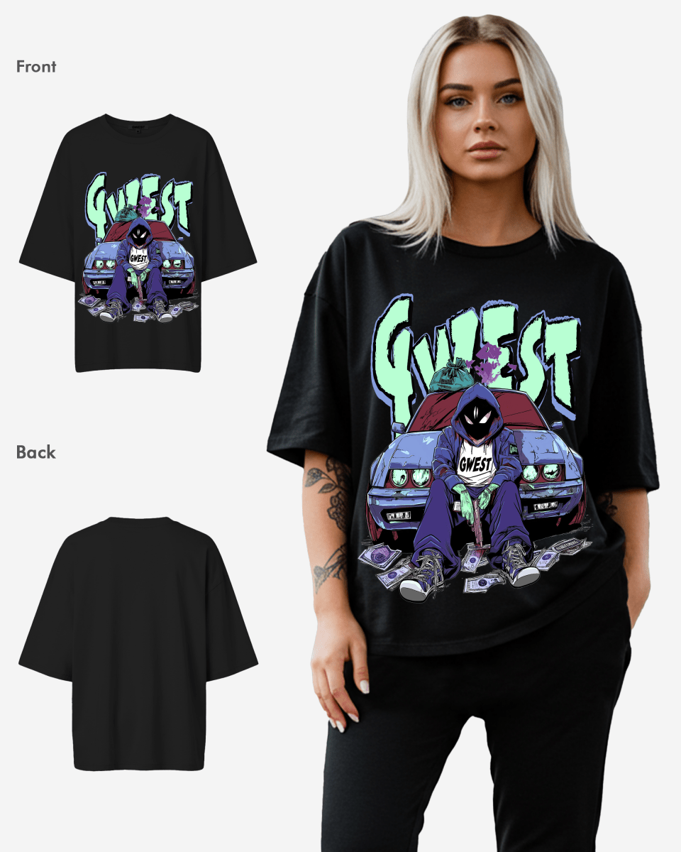 G WEST HEIST Oversized TEE - WOMEN - G West