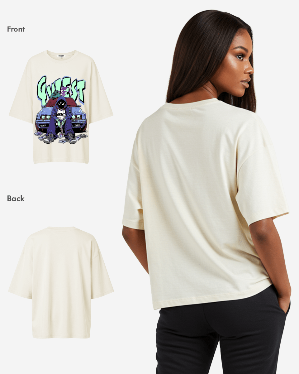 G WEST HEIST Oversized TEE - WOMEN - G West