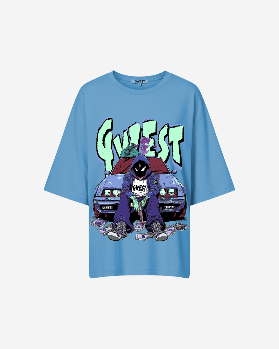 G WEST HEIST Oversized TEE - WOMEN - G West