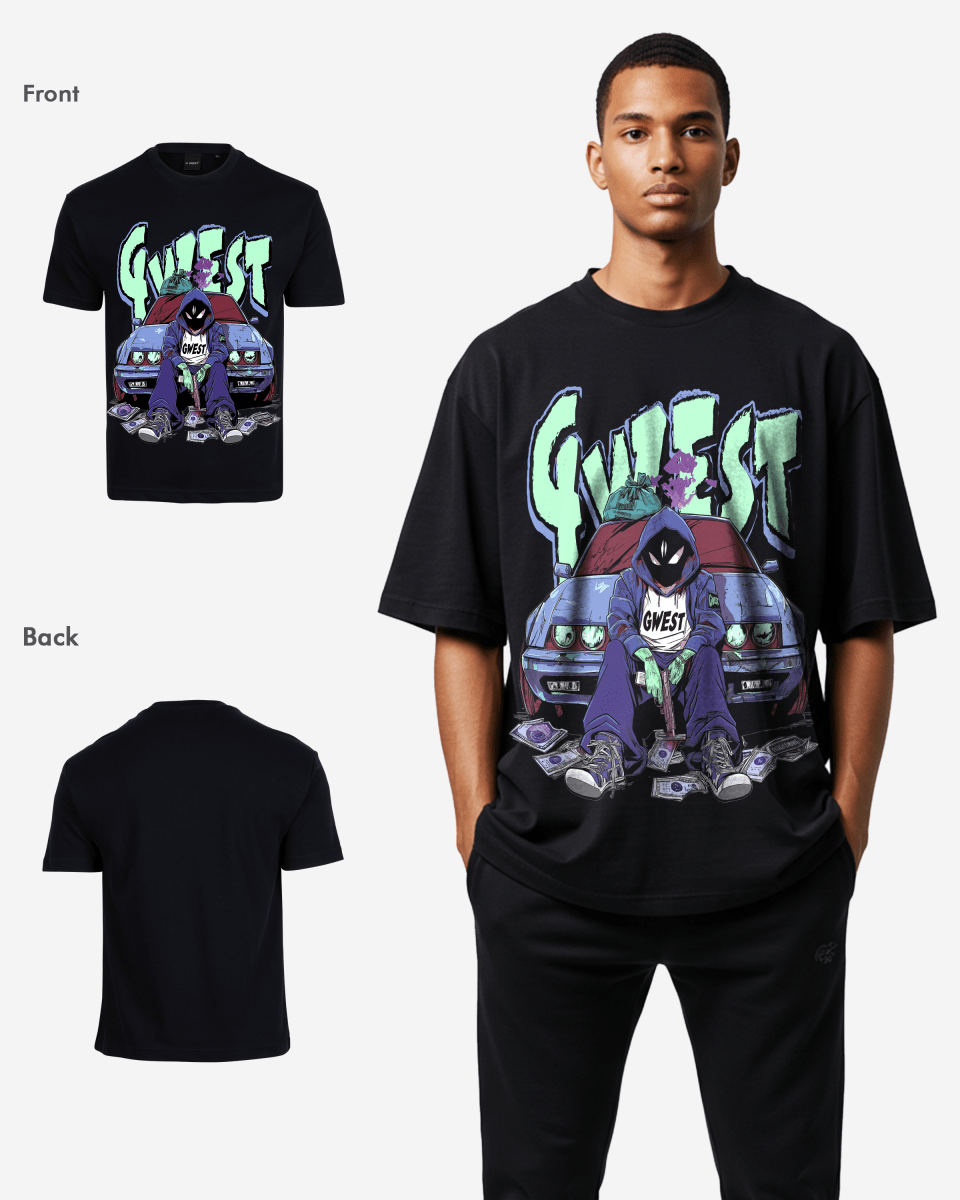 G WEST HEIST Oversized TEE - G West