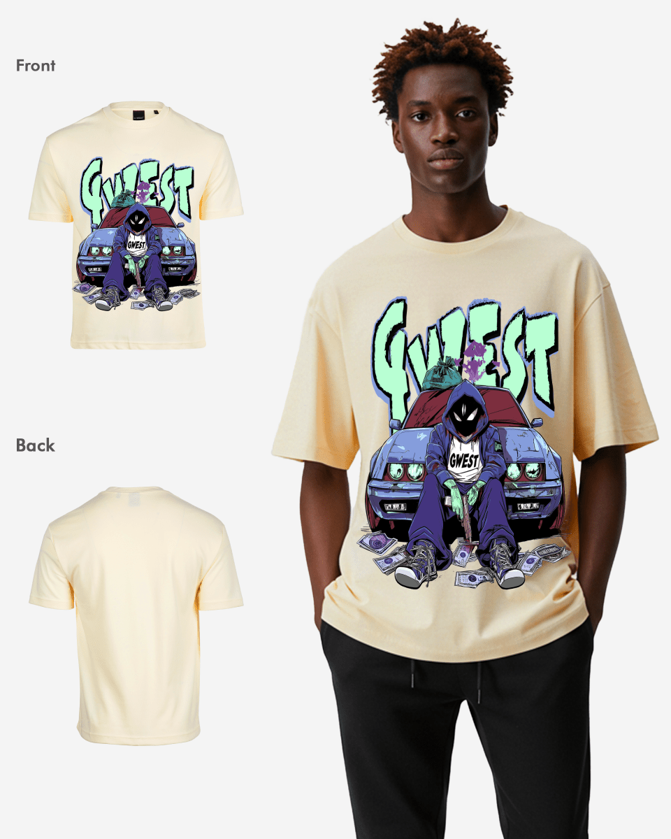 G WEST HEIST Oversized TEE - G West