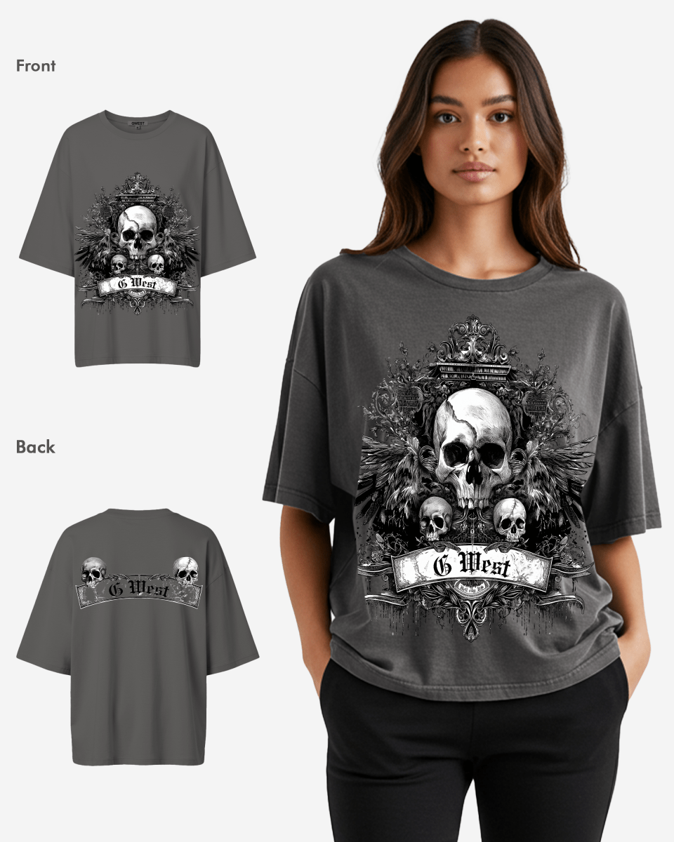 G West Hell City Oversized Tee - WOMEN - G West