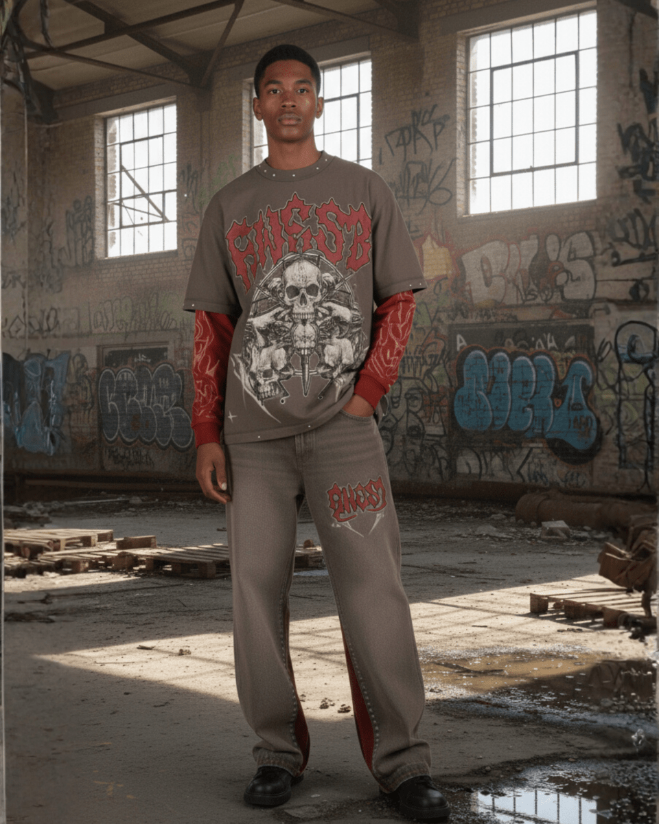 G West Hell Claw Denim Complicated Men's Set - G West