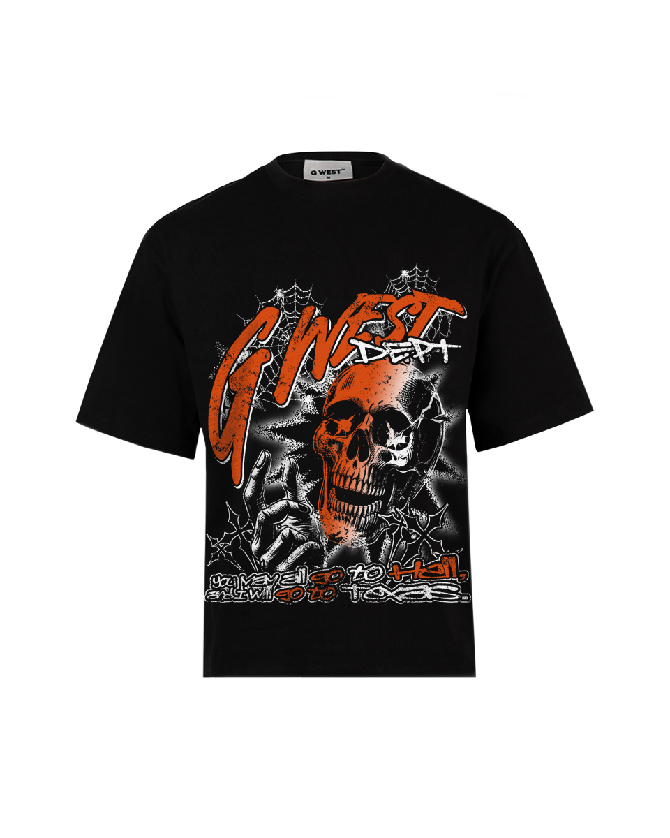 G West Hell In Pastels Big And Tall Oversized T-Shirt - G West