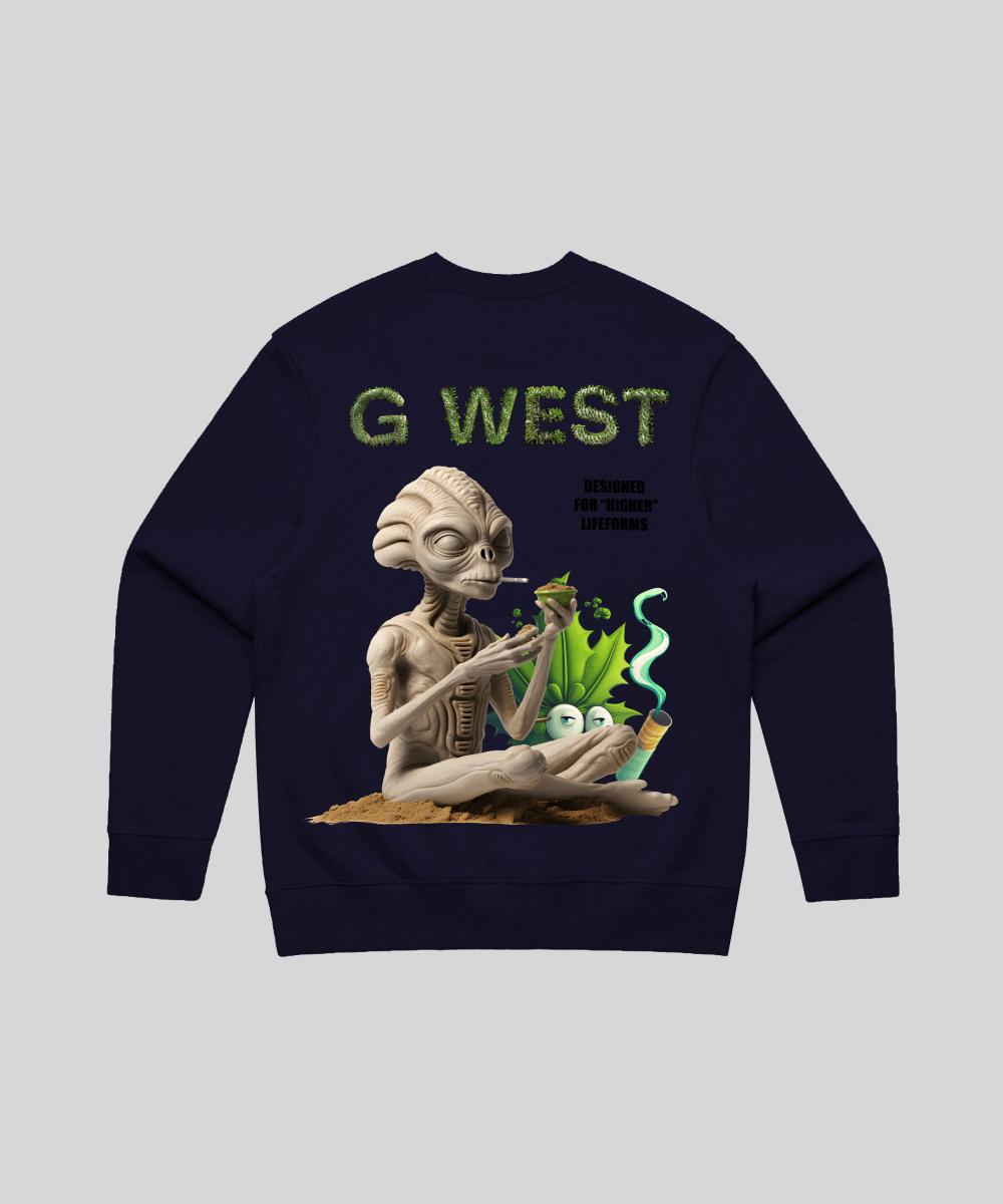 G West Higher Lifefrom Heavy Premium Crewneck - 6 Colors - G West