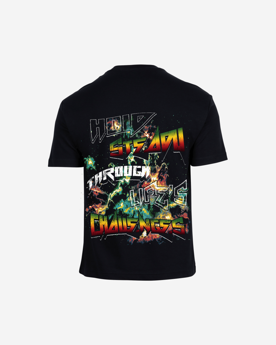 G West Hold Steady Premium Oversized Tee Front And Back Print - G West